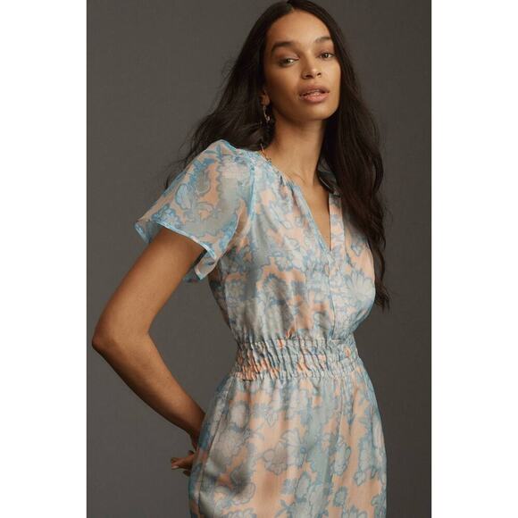 Anthropologie Somerset Jumpsuit Organza size Medium - Picture 2 of 3